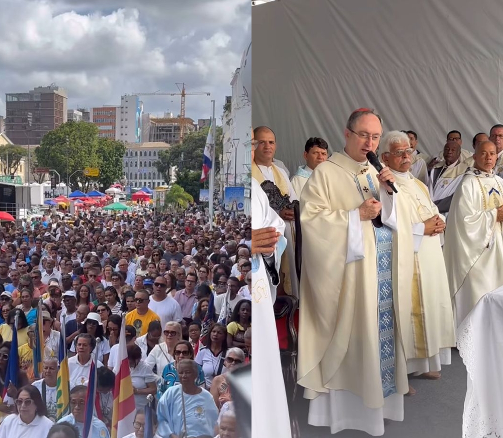 Festa de Nossa Senhora da Conceição da Praia reúne fies no bairro do Comércio