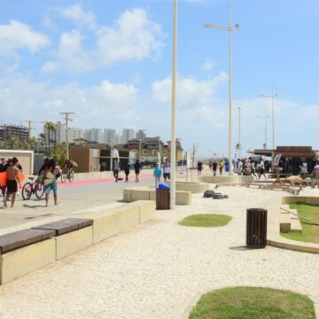 Salvador inaugura nova orla de Pituaçu com quadras, quiosques e apresentação da Filhos de Jorge; veja como ficou