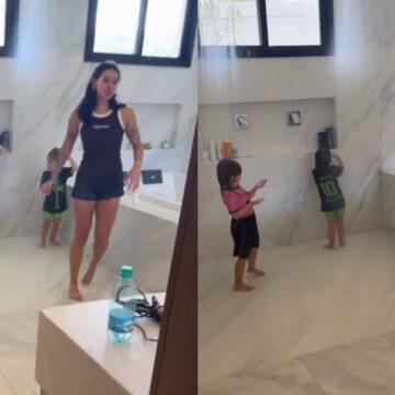 Zé Felipe mostra momento fofo entre Ana Castela e as filhas Maria Alice e Maria Flor; veja