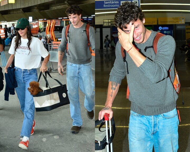 Tá rolando? Shawn Mendes desembarca em SP com Bruna Marquezine; veja fotos
