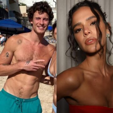 Shawn Mendes e Bruna Marquezine são vistos juntos em praia do Rio de Janeiro
