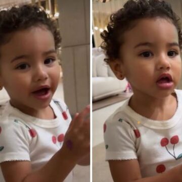 Filha de Bruna Biancardi e Neymar encanta ao torcer pelo pai; veja vídeo