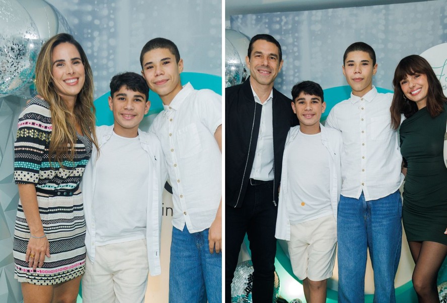 Marcus Buaiz e Wanessa Camargo se reencontram em formatura do filho caçula; veja fotos