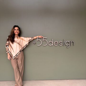 Empresária baiana Ticiana Villas Boas inaugura showroom da +55 Design nos Estados Unidos