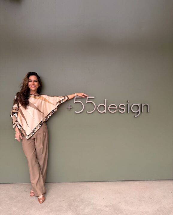 Empresária baiana Ticiana Villas Boas inaugura showroom da +55 Design nos Estados Unidos