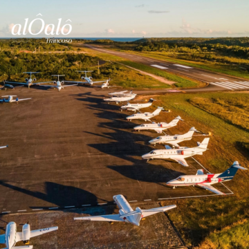 Congestionamento de luxo: Aeroporto de Trancoso atinge teto e recusa dezenas de aeronaves em meio à chegada de celebridades
