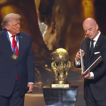 Donald Trump ganha Prêmio da Paz da Fifa