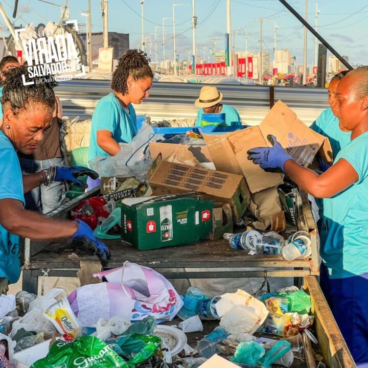 Festival Virada Salvador registra mais de 5 toneladas de resíduos coletados nos três primeiros dias de evento
