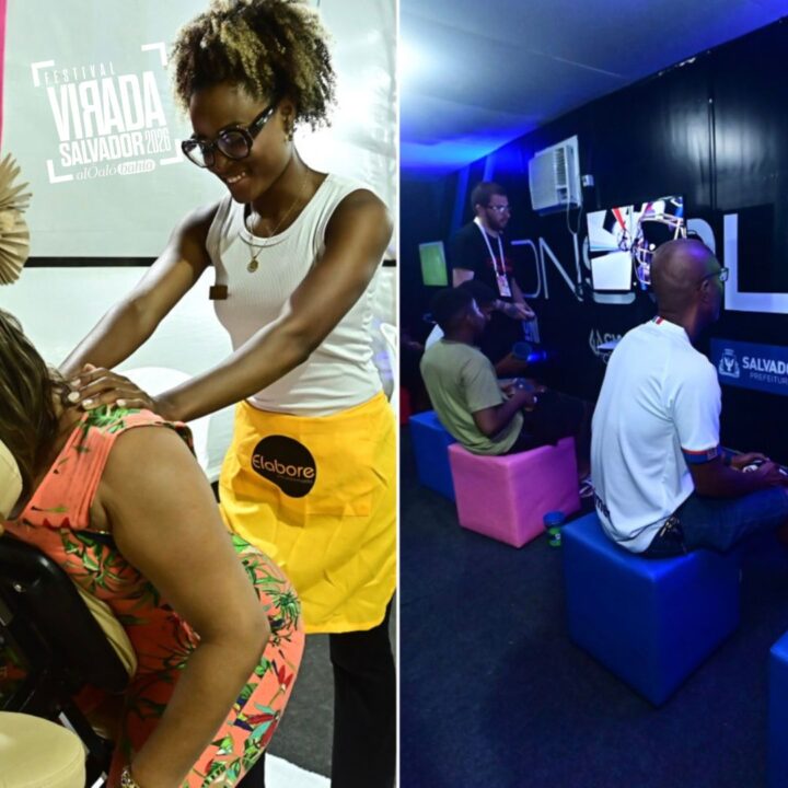 De massagem a Arena Gamer: espaços ampliam experiência do público no Festival Virada Salvador 2026
