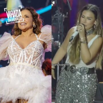 Simone Mendes viraliza ao cantar hit de Daniela Mercury no Virada Salvador; assista