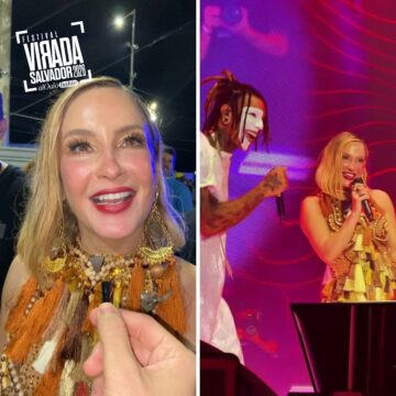 Claudia Leitte celebra força do pagodão após show no Festival Virada Salvador: ‘Energia única’