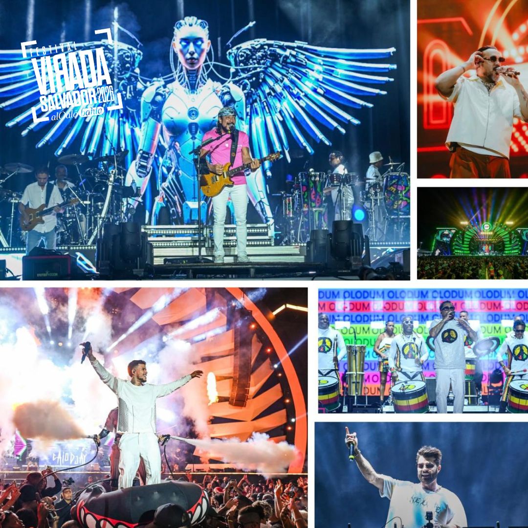 Festival Virada Salvador chega ao quarto dia com shows de Olodum, Alok, Bell Marques e mais; veja como foi