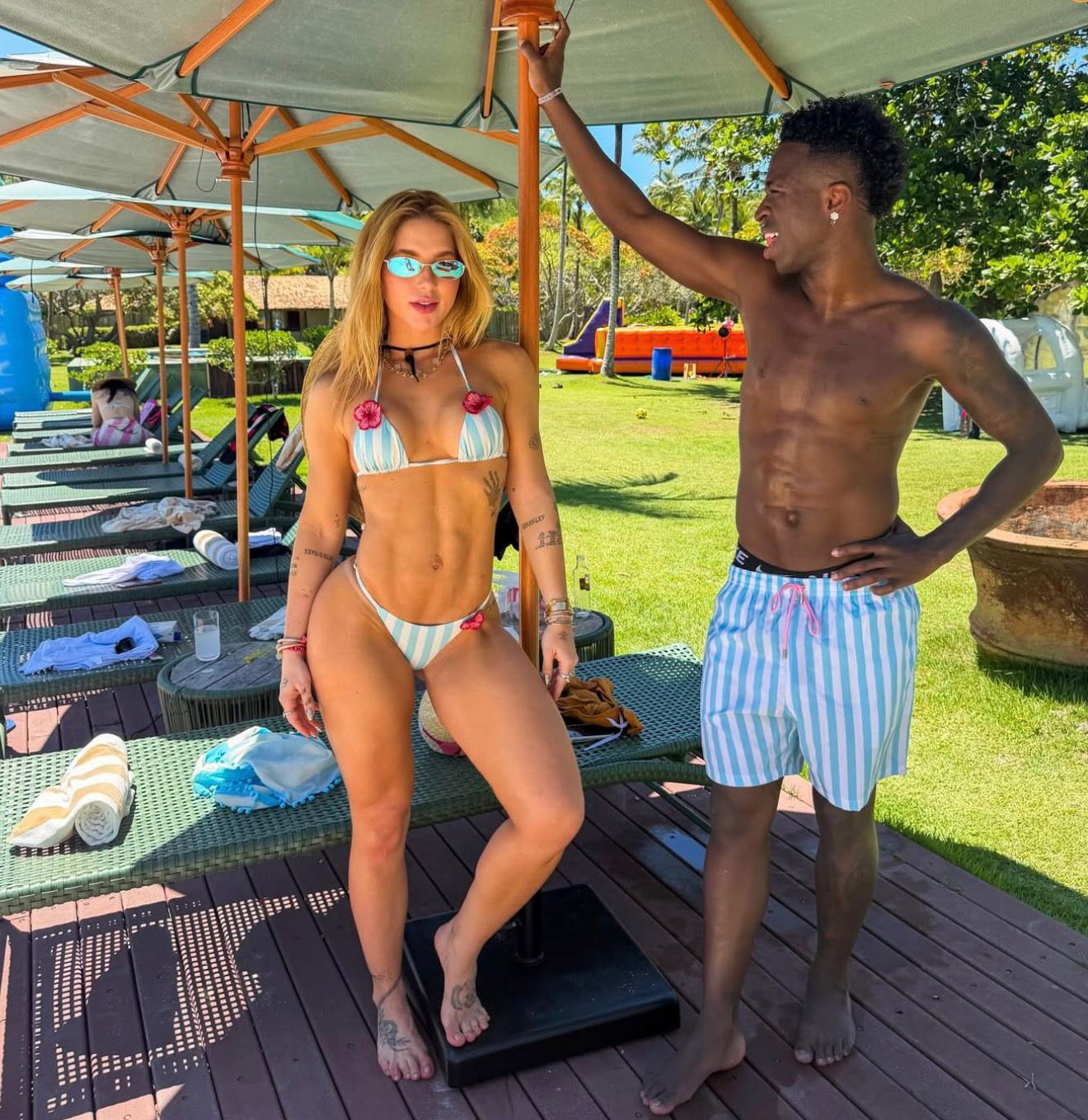 Em Trancoso, Virginia tenta fugir de treino e brinca: ‘Vini tá me chamando’