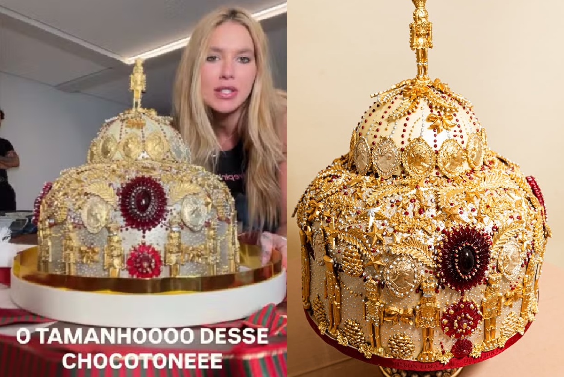 Virginia surpreende ao mostrar chocotone de mais de R$ 5 mil: ‘Perfeito’