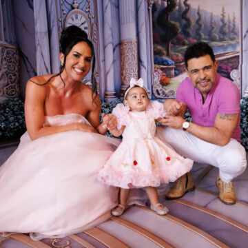 Filha de Graciele Lacerda e Zezé Di Camargo completa 1 ano com festa em São Paulo; veja fotos
