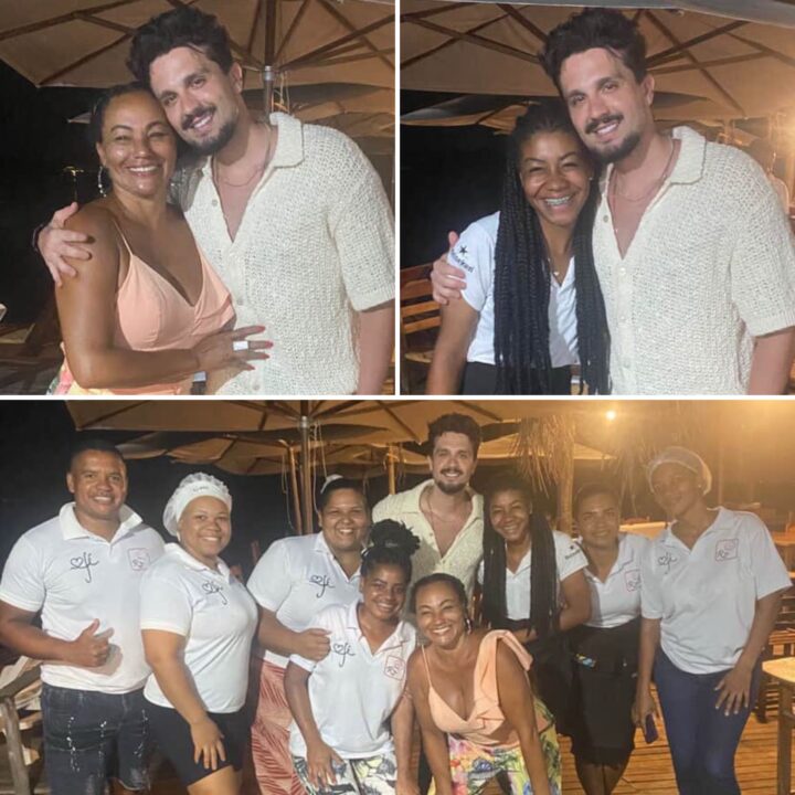 Luan Santana visita Barra Grande e atende fãs em restaurante da região