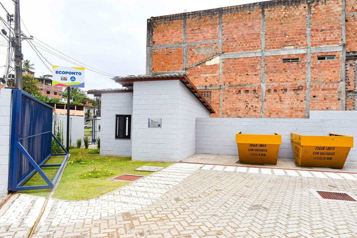 Salvador ganha três ecopontos e amplia gestão de resíduos na região do Subúrbio