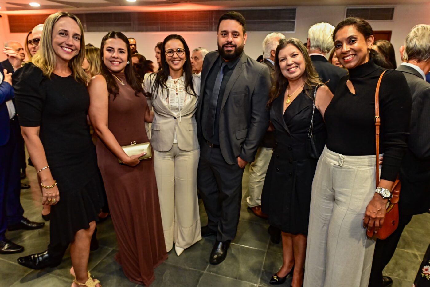 Fernanda Setenta, Michele Luz, Ana Carolina Santana, Marcos Douglas Cavalcante, Eneida Barros e Letícia Marinho