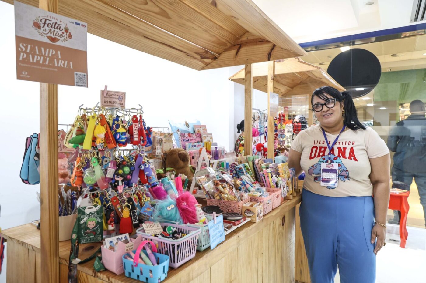 Do EVA ao crochê: feira artesanal ocupa shopping de Salvador até o fim de janeiro