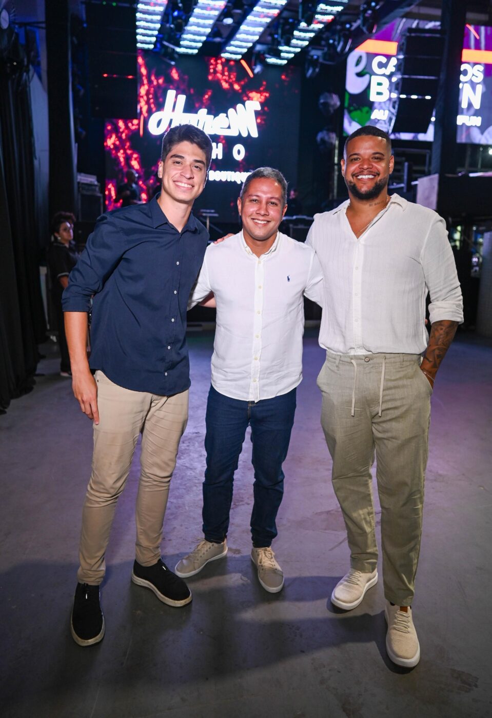 João Correia, João Garcia e Matheus Boa Morte