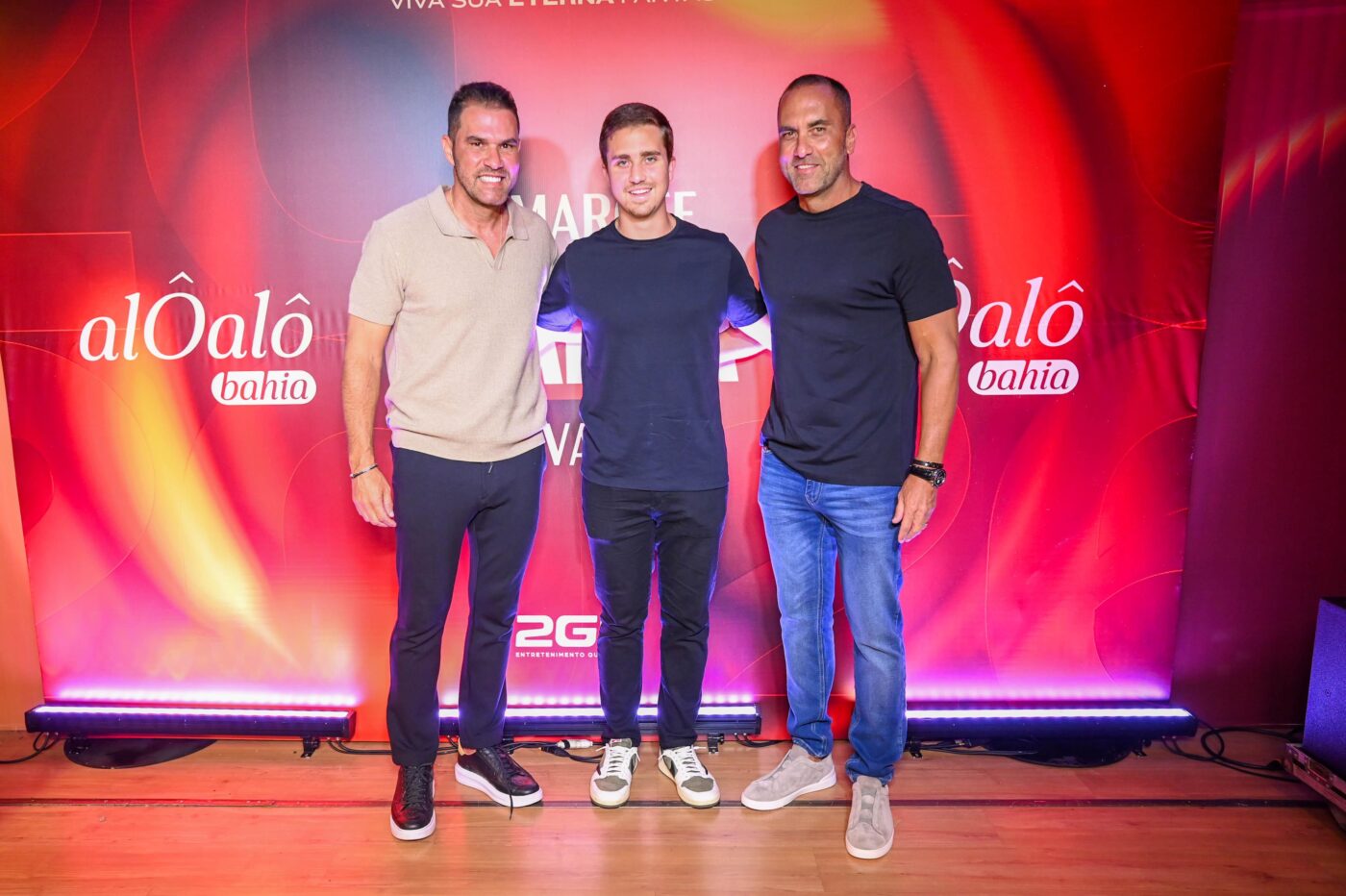 Binho, Lucca e Guto Ulm