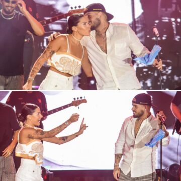 Zé Felipe e Ana Castela se reencontram no palco pela 1ª vez após término