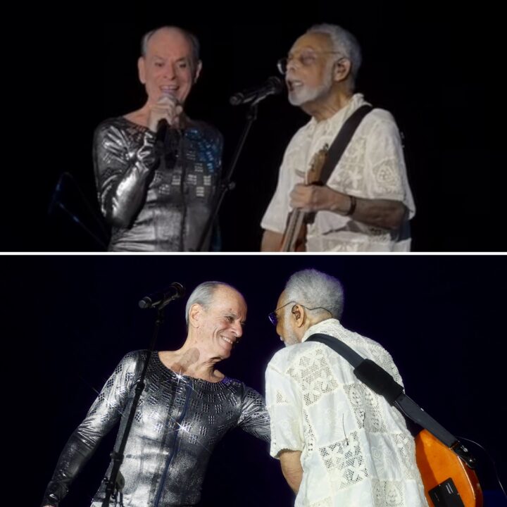 Gilberto Gil e Ney Matogrosso emocionam multidão no Réveillon de Copacabana