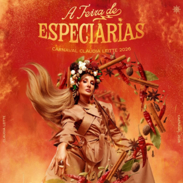 Claudia Leitte anuncia datas do Carnaval 2026 e leva ‘A Feira de Especiarias’ às ruas