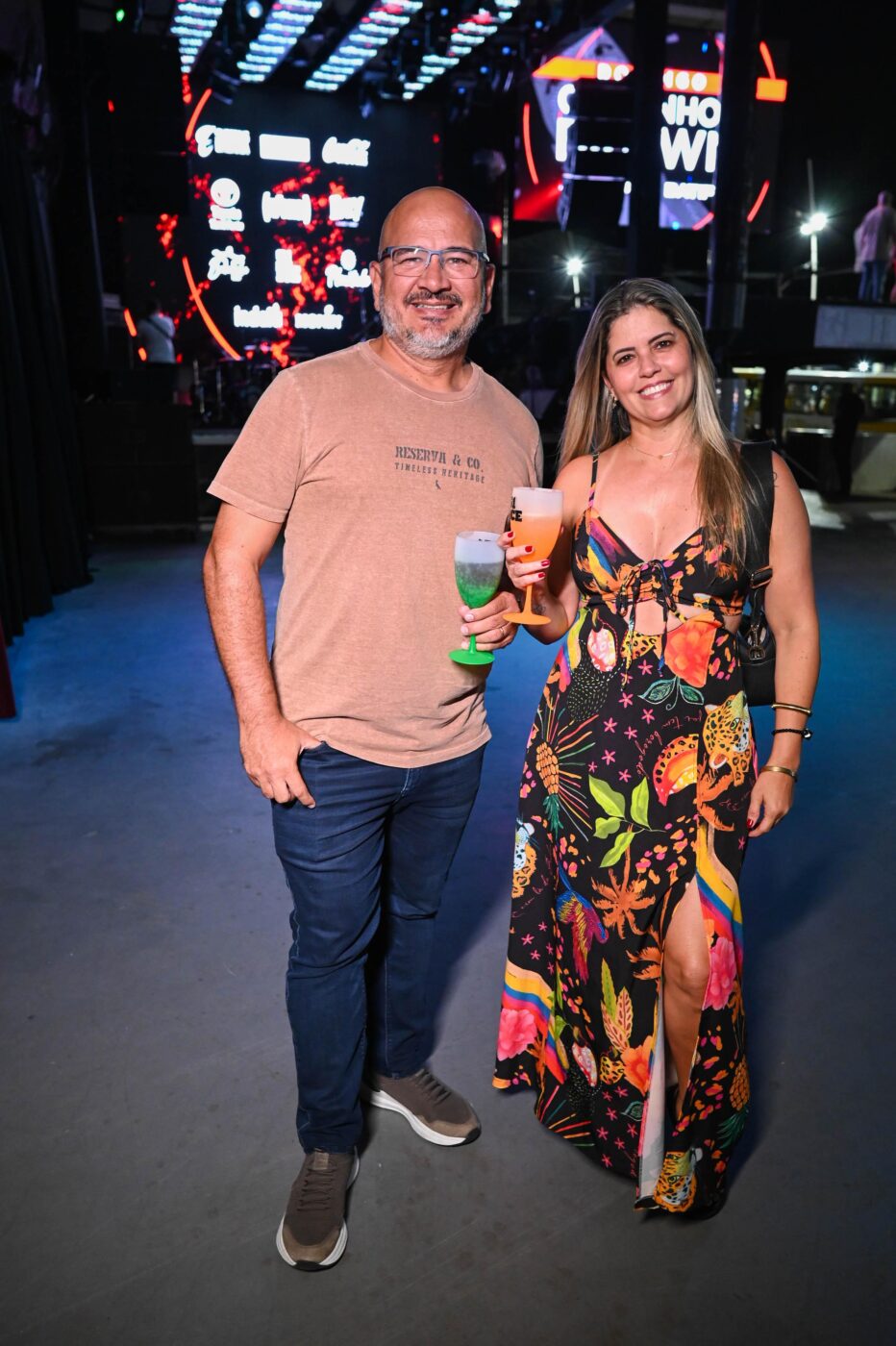 Sandro Vasconcelos e Luciana Muricy