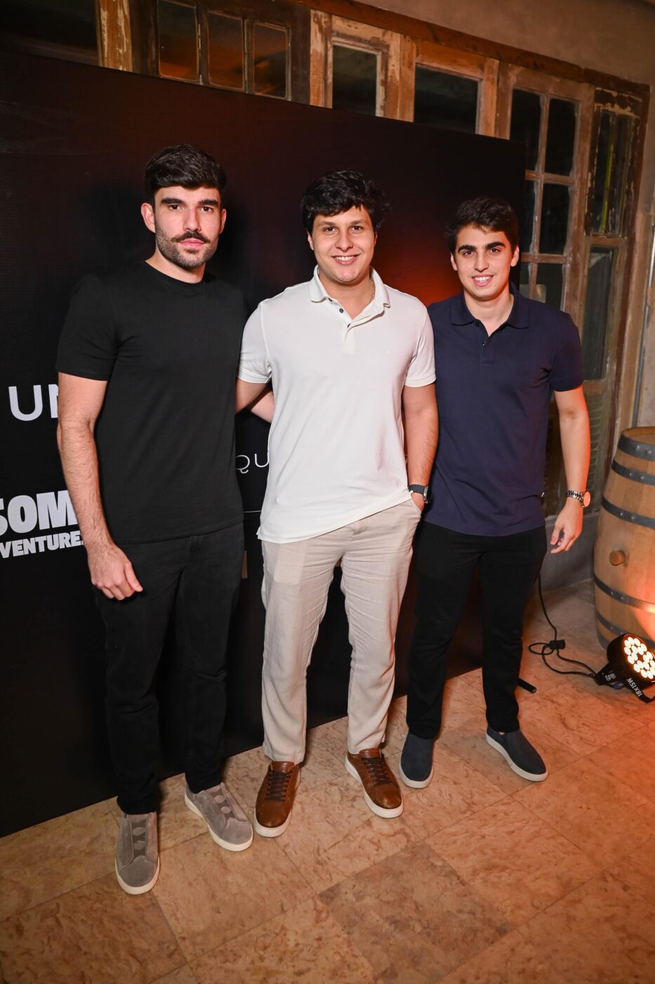 Bruno Bordoni, Matheus Peixoto e João Nunes