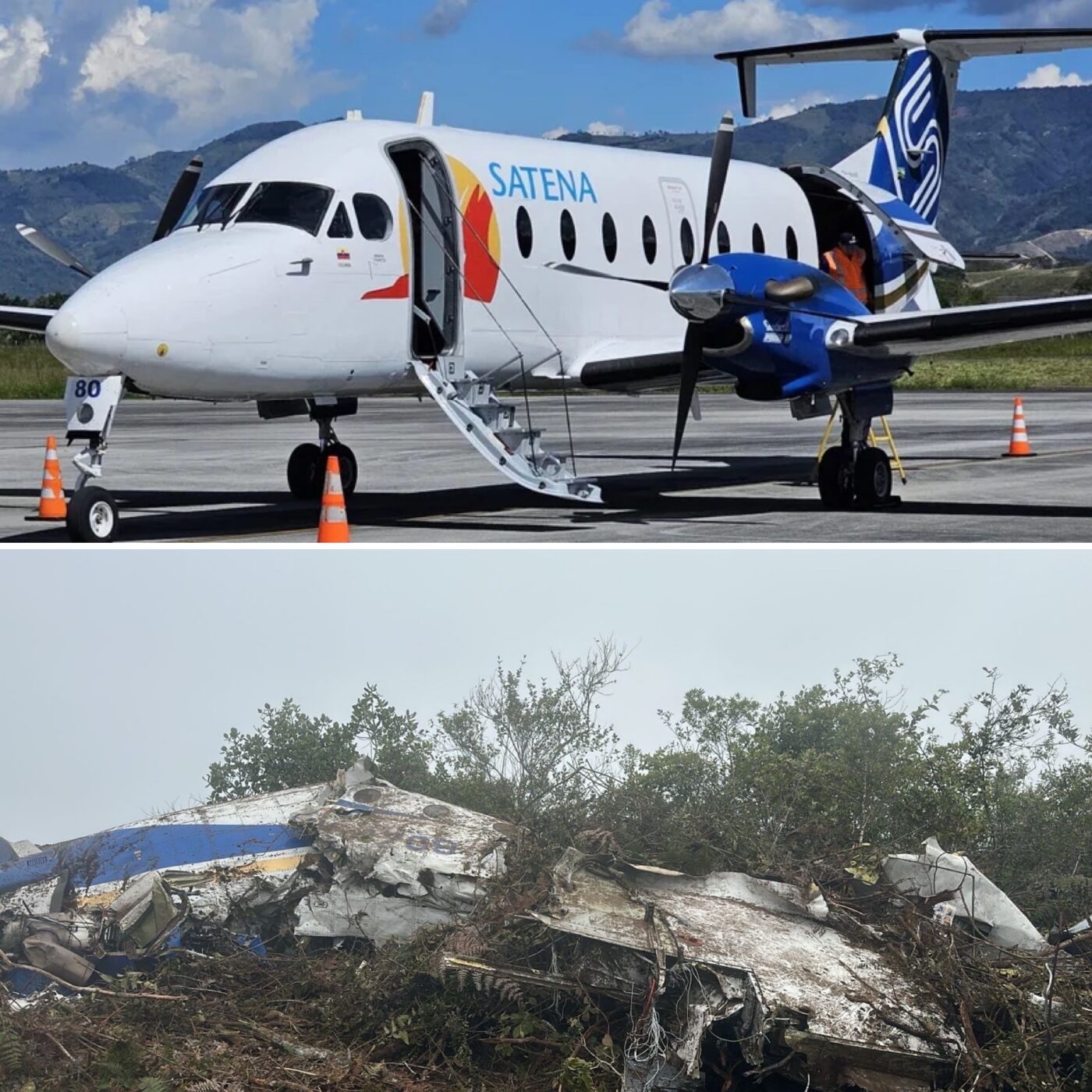 Avião com 15 pessoas a bordo cai na Colômbia; não há sobreviventes