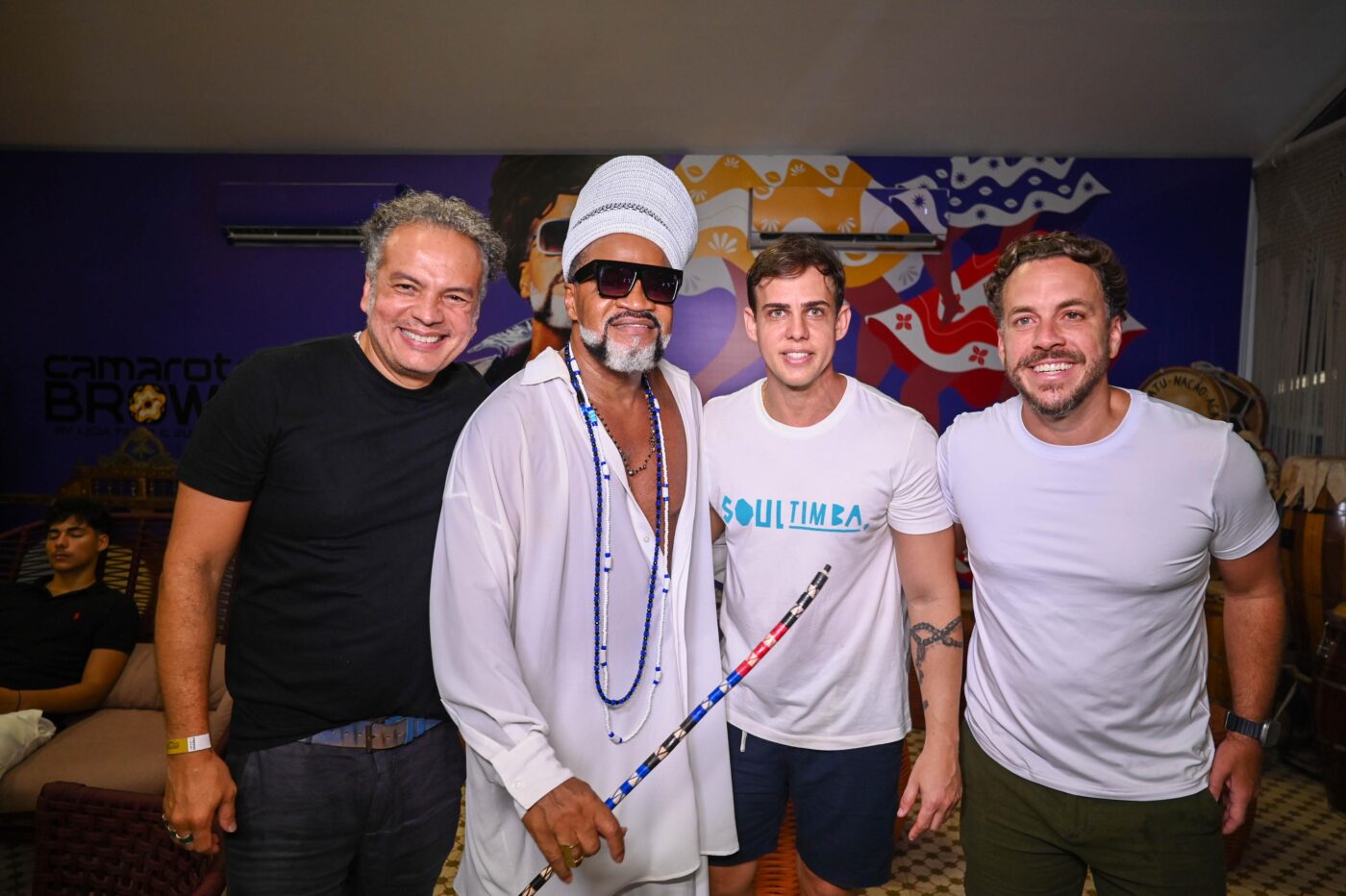 Zé Ricardo, Carlinhos Brown, João Meirelles e Marcelo Britto