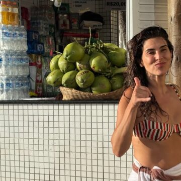 Moqueca, praia e amigos: Fernanda Paes Leme compartilha fotos de temporada em Salvador