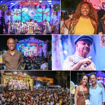 Cortejo Afro lota Praça Neguinho do Samba em ensaio de verão no Pelourinho; veja fotos