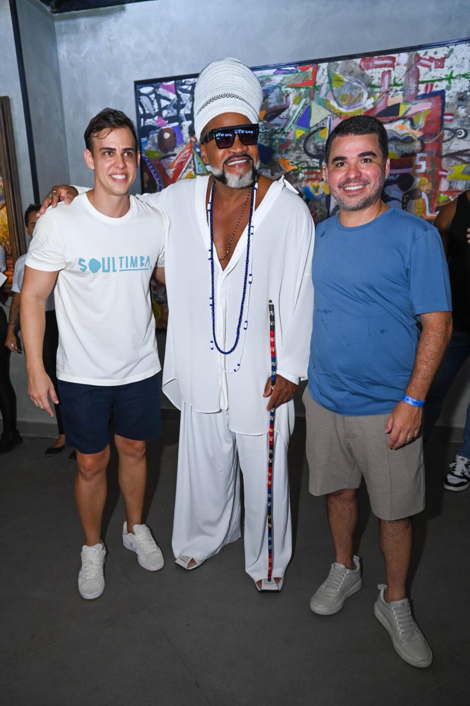 João Meirelles, Carlinhos Brown e Matheus Chetho