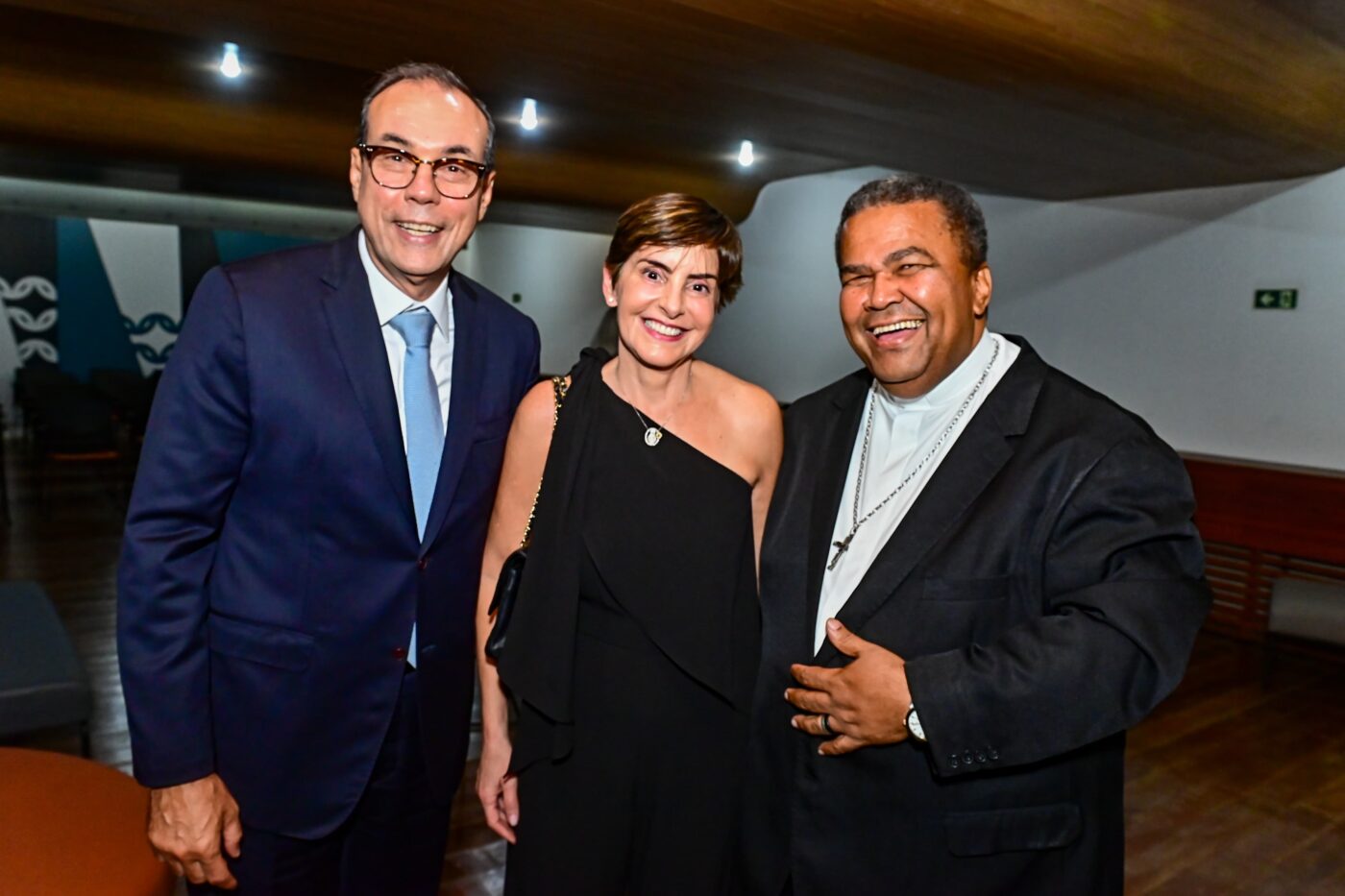 José Antônio Rodrigues Alves, Clarissa Mathias e Padre Lázaro