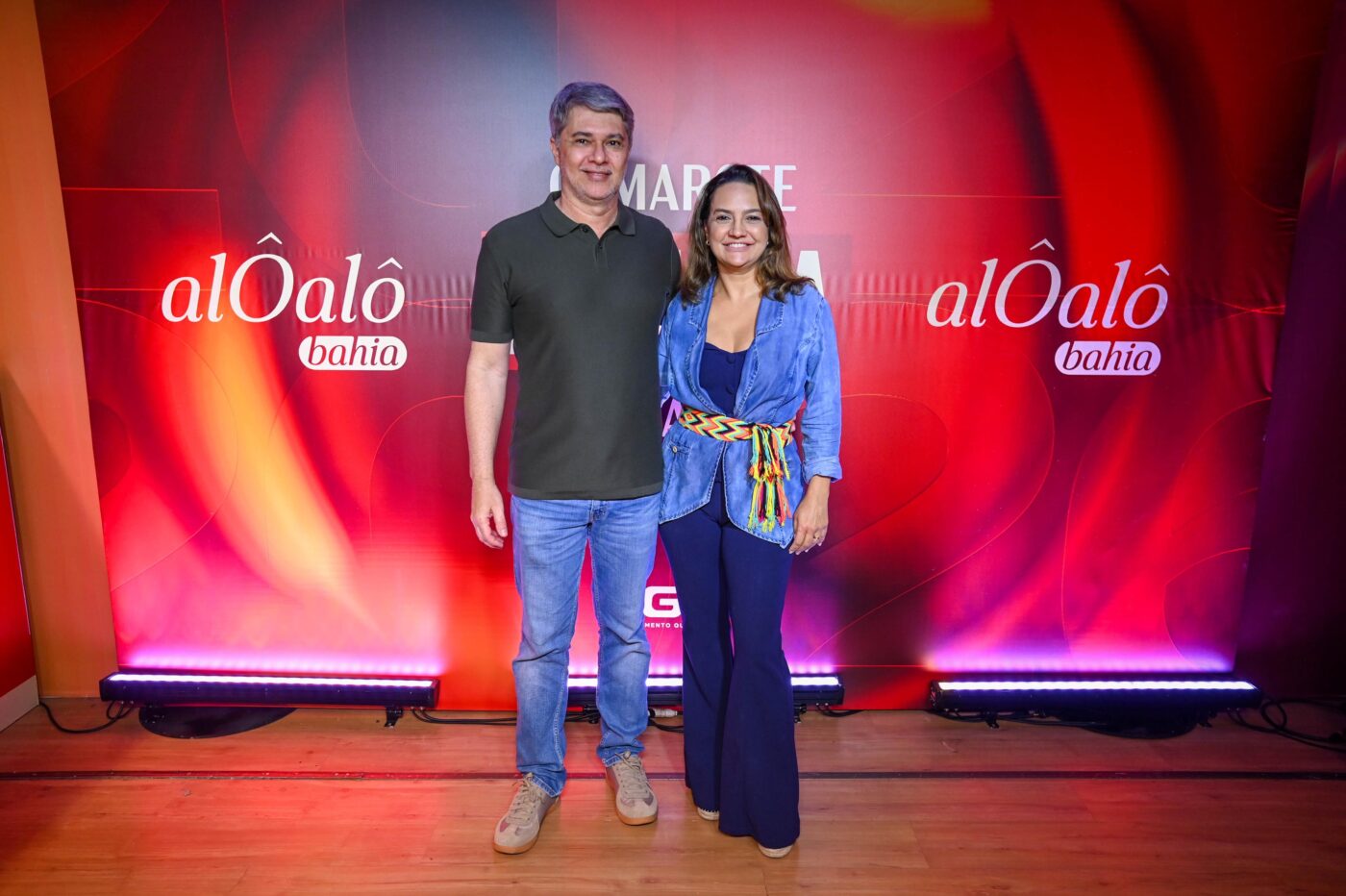 Beto Lins e Marianna Muniz