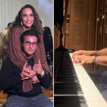Marcelo Sangalo impressiona ao tocar piano e recebe declaração de Ivete: ‘Minha vida’