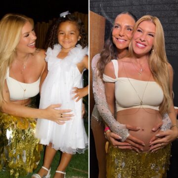 Lore Improta comemora Ano Novo na Praia do Forte e aprende coreografia com Ivete Sangalo