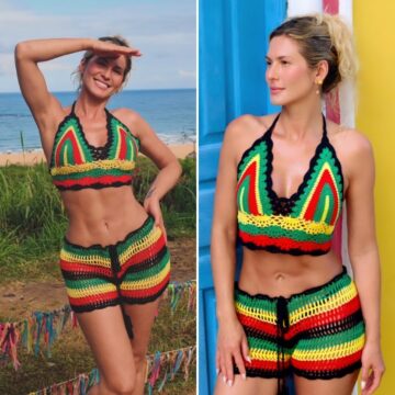 Recém-solteira, Lívia Andrade abre álbum de fotos em Trancoso: ‘Aqui a magia acontece’