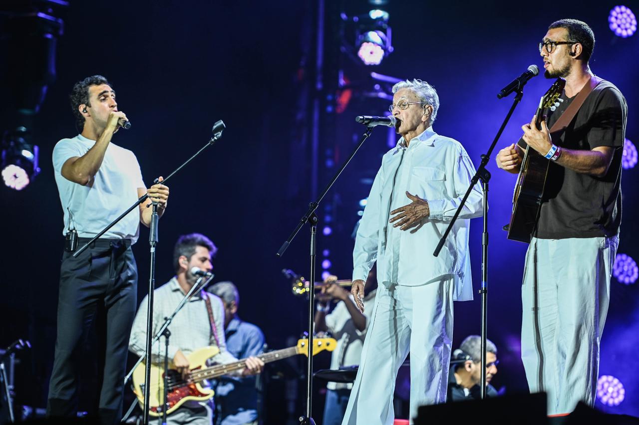 Zeca, Caetano e Tom Veloso