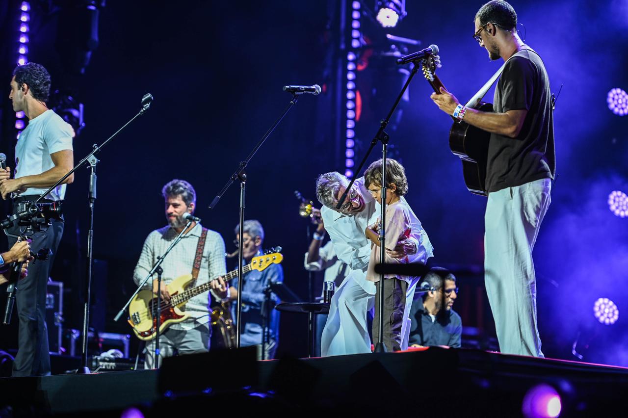 Zeca, Caetano, Benjamin e Tom Veloso