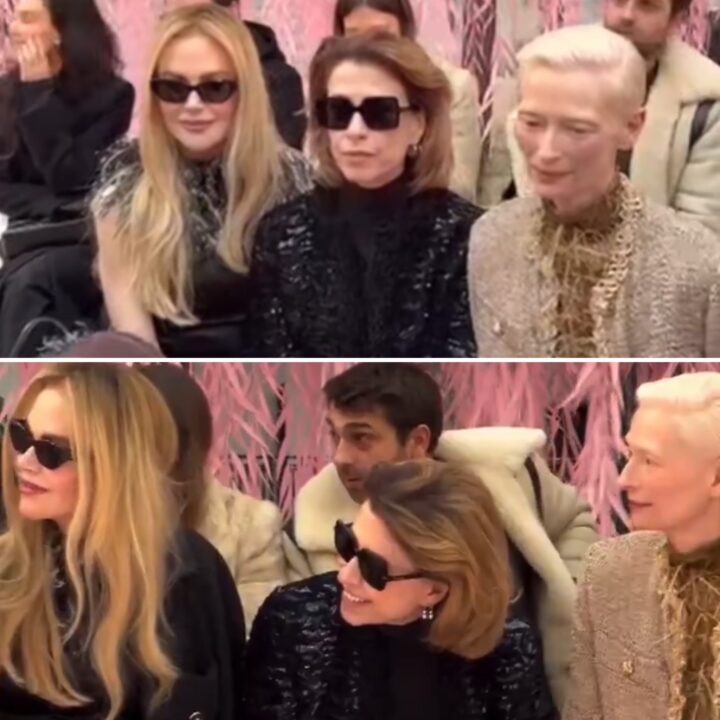 Fernanda Torres assiste a desfile da Chanel ao lado de Nicole Kidman e Tilda Swinton