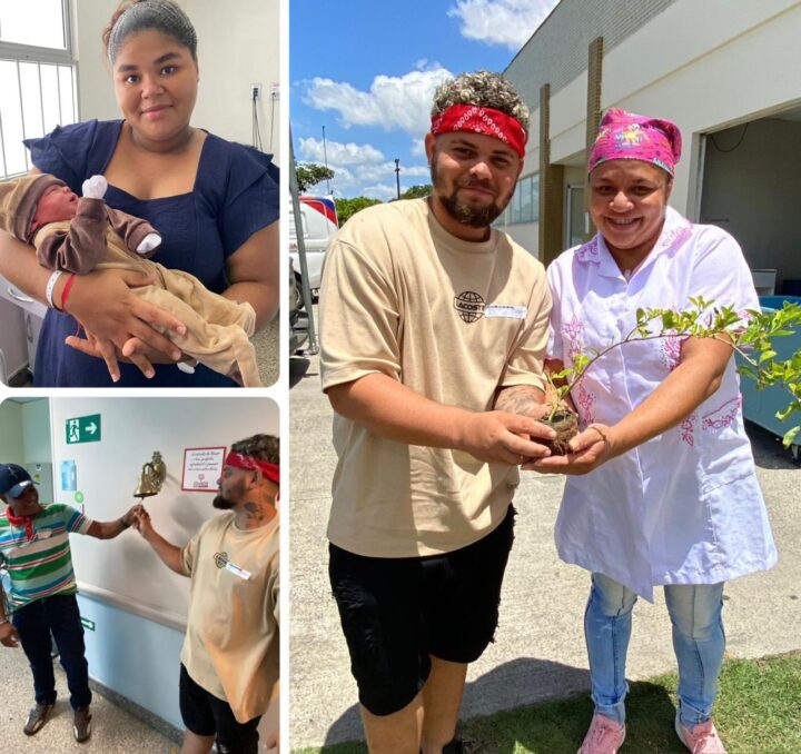 Jovem curado de leucemia volta ao hospital onde foi tratado para nascimento do filho e faz homenagem