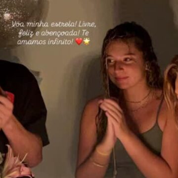 Letícia Spiller celebra aniversário da filha caçula e compartilha momento nas redes: ‘Voa minha estrela’