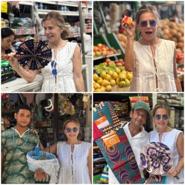 Em Salvador, Maitê Proença se encanta com cores e sabores da Feira de São Joaquim