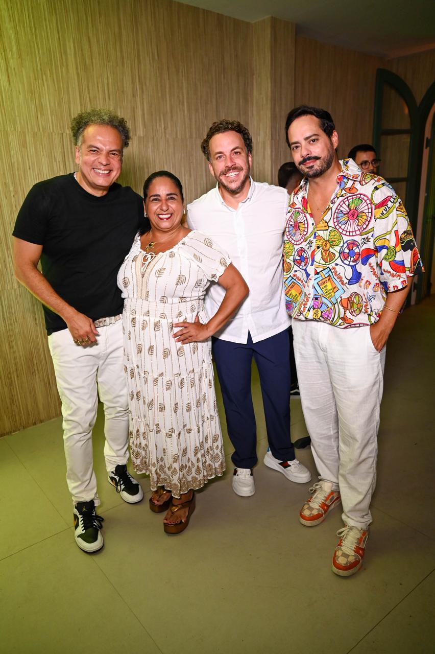 Zé Ricardo, Nara Amaral, Marcelo Britto e Marcelo Campos