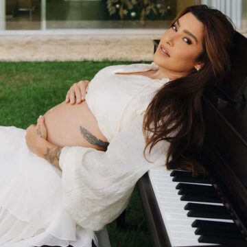 Grávida, Lauana Prado emociona ao dedicar música ao filho