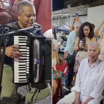 Forrozeiro baiano encanta Caetano Veloso com hit de Dominguinhos; veja vídeo