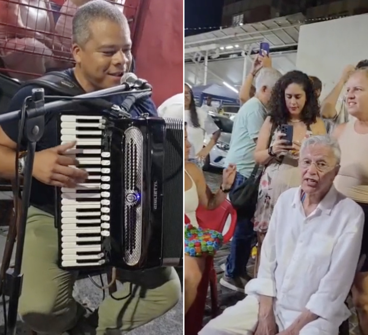 Forrozeiro baiano encanta Caetano Veloso com hit de Dominguinhos; veja vídeo